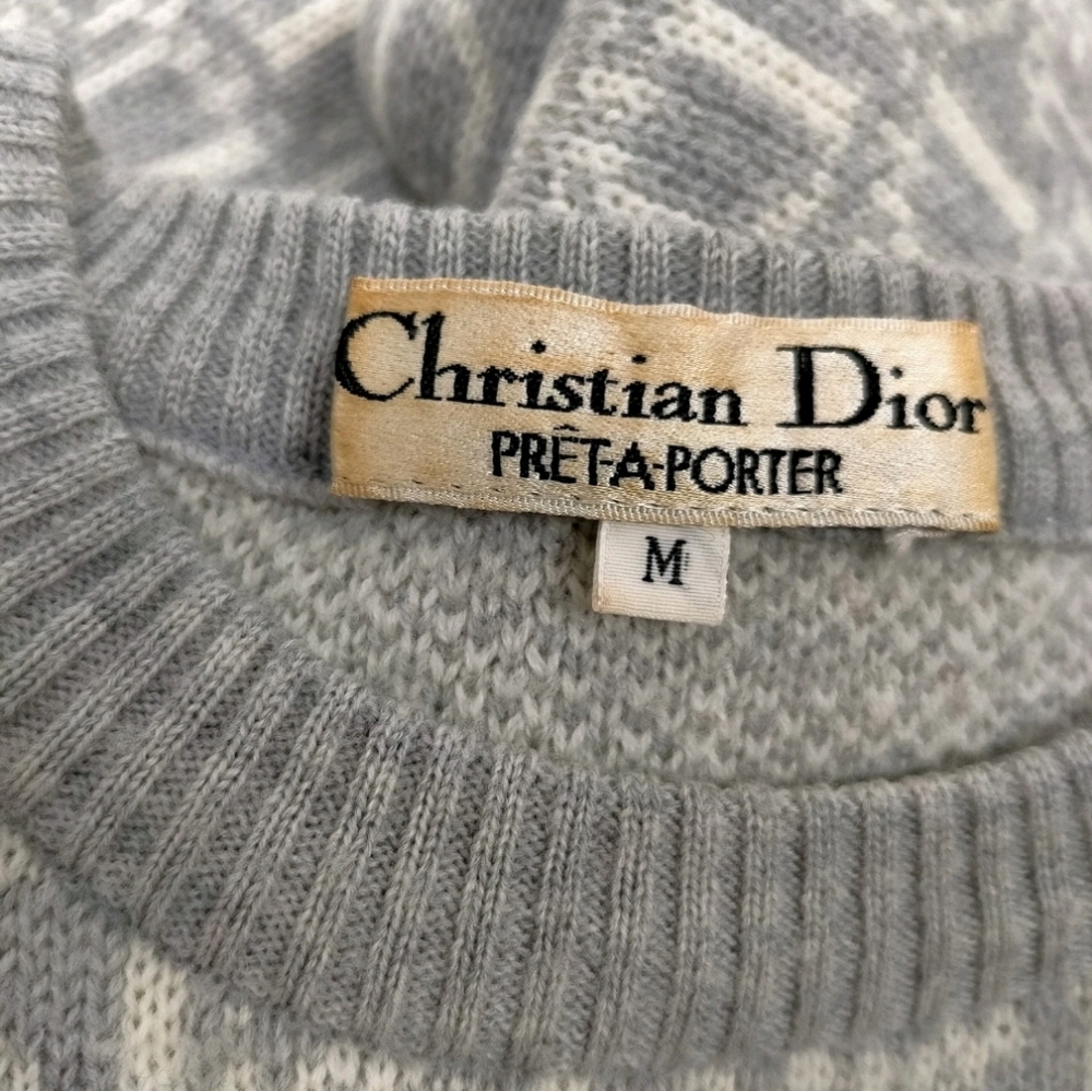 Christian Dior Monogram Women Sweater Size M - Picture 6 of 9